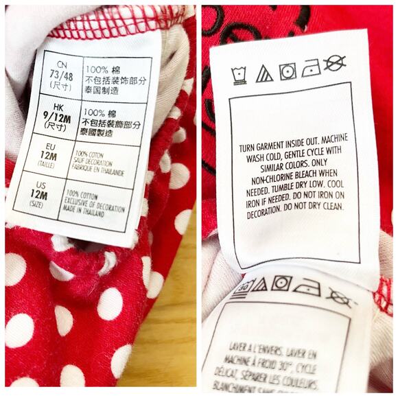 Disney Parks Minnie Mouse Dress One Piece Size 12 Months - Picture 9 of 11